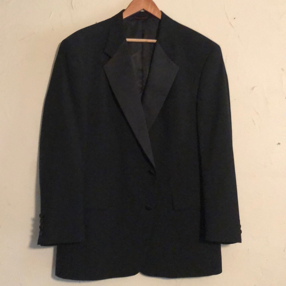 Hart Schaffner & Marx black suit